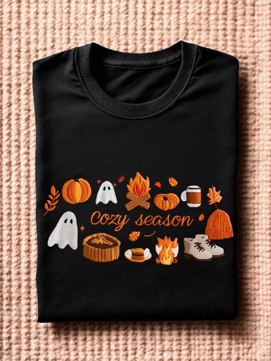 Cozy Season (DTF Graphic Print) T-Shirt