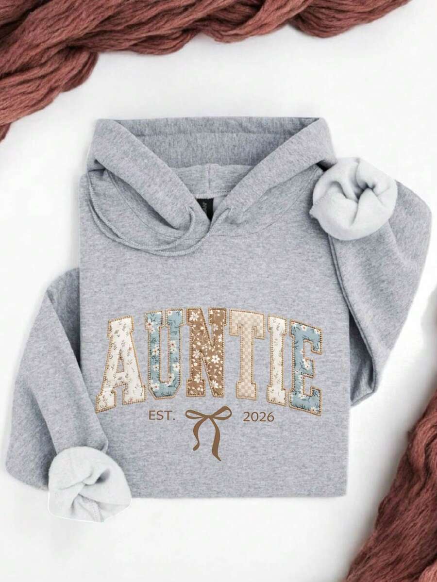 Auntie Est 2026 (DTF Graphic Prints) Hoodie