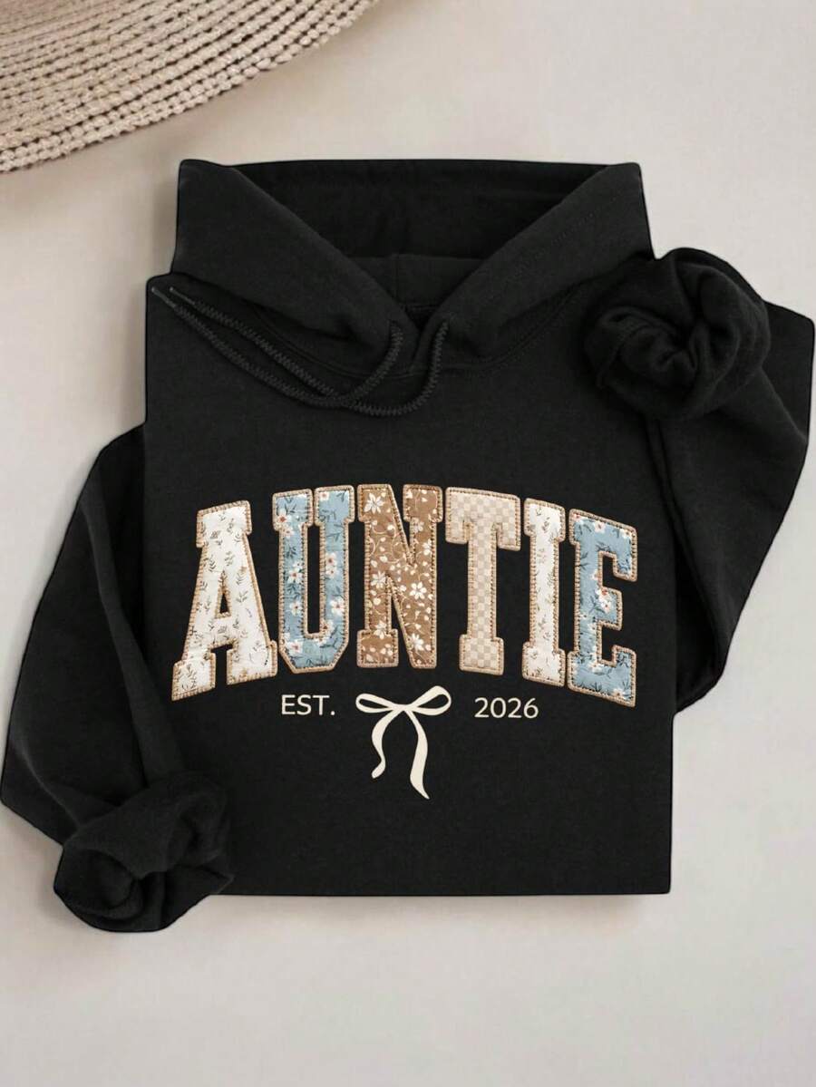 Auntie Est 2026 (DTF Graphic Prints) Hoodie