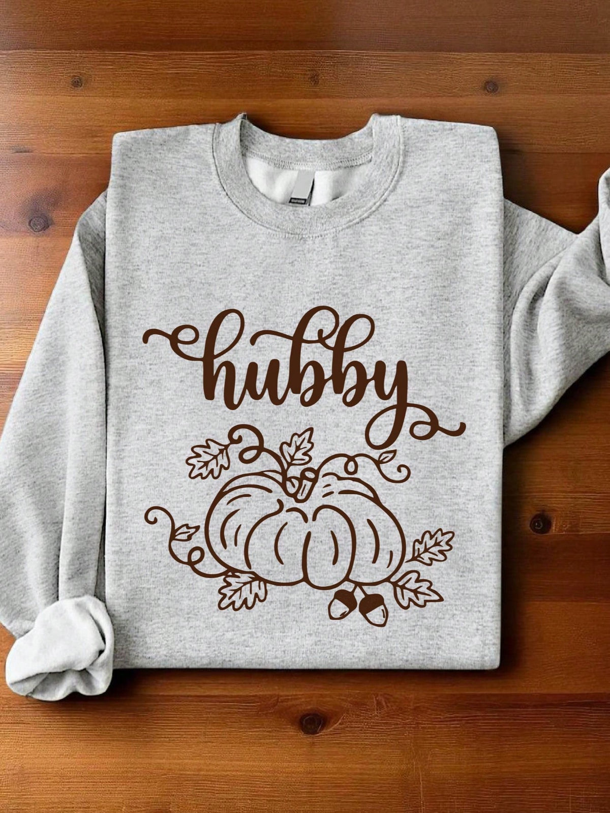 1 PC Wifey Hubby Pumpkin Sweatshirt