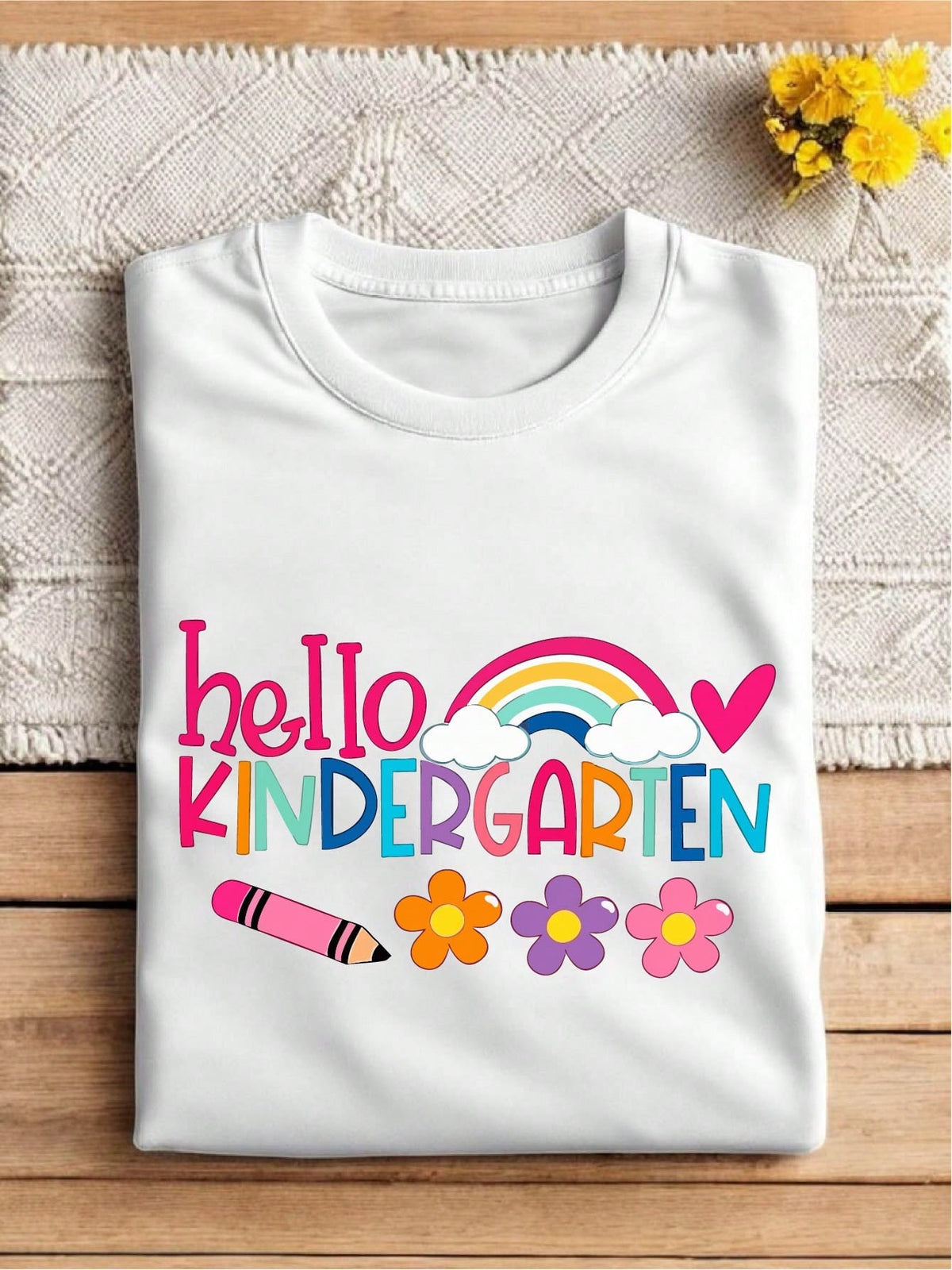 Cute Hello Kindergarten T-Shirt