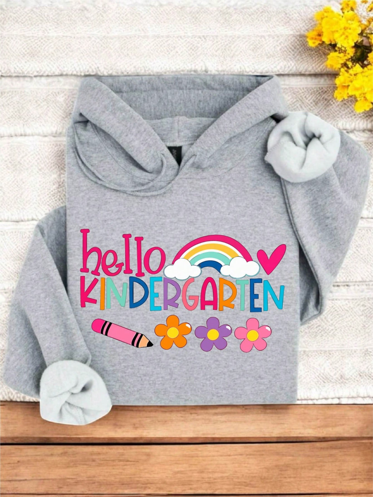 Funny Hello Kindergarten Hoodie