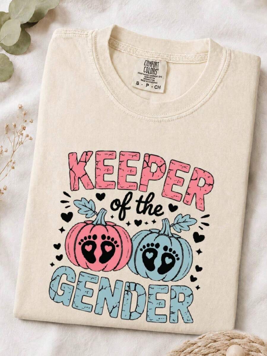 Keeper Of The Gender Pumpkin T-Shirt