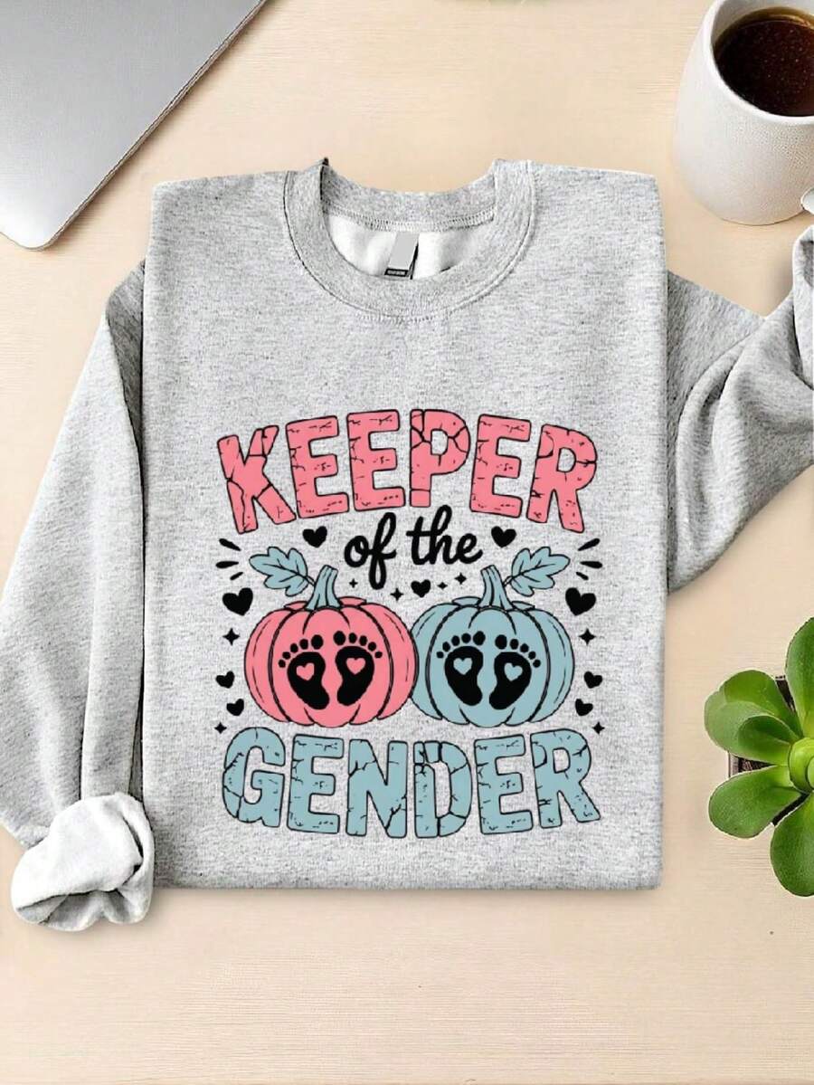 Keeper Of The Gender Pumpkin Sweatshirt