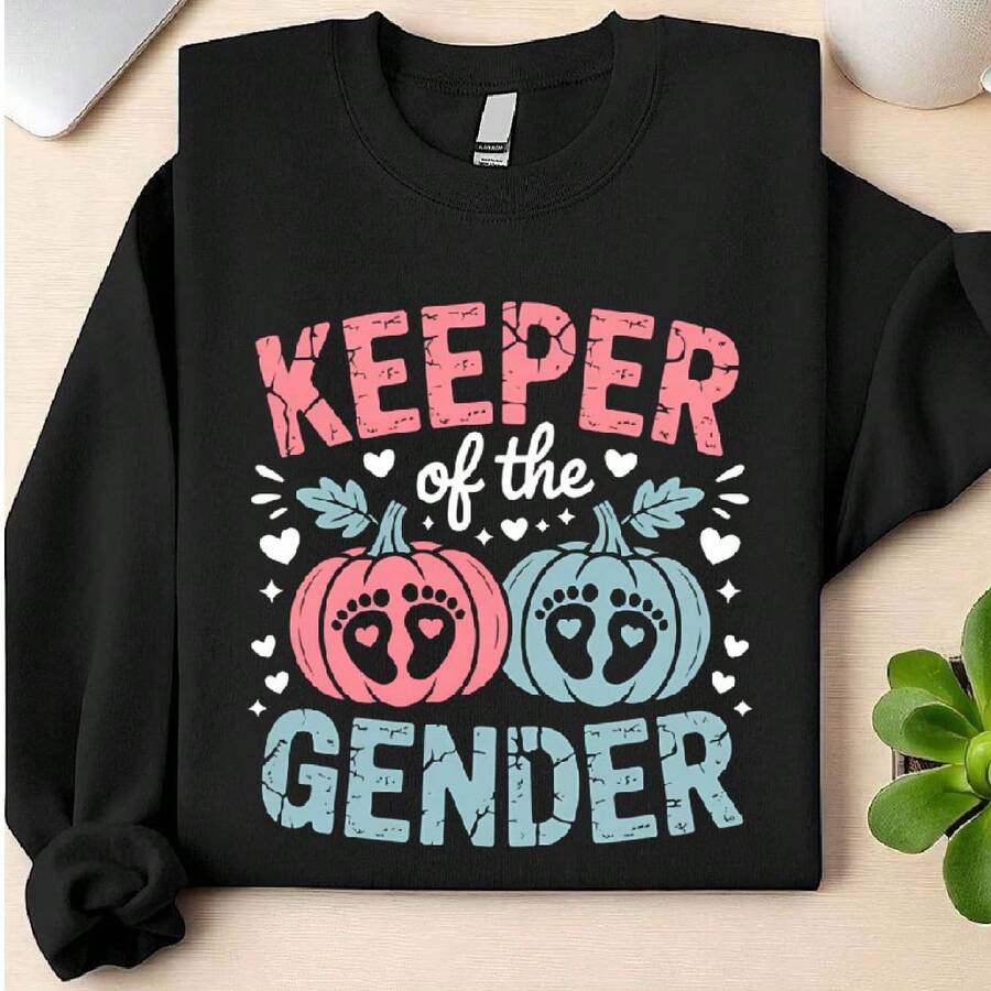 Keeper Of The Gender Pumpkin Sweatshirt