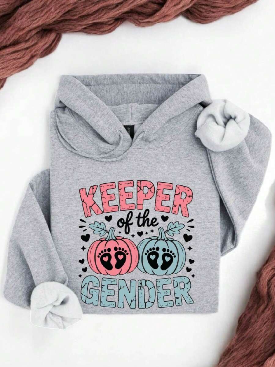 Keeper Of The Gender Pumpkin Hoodie