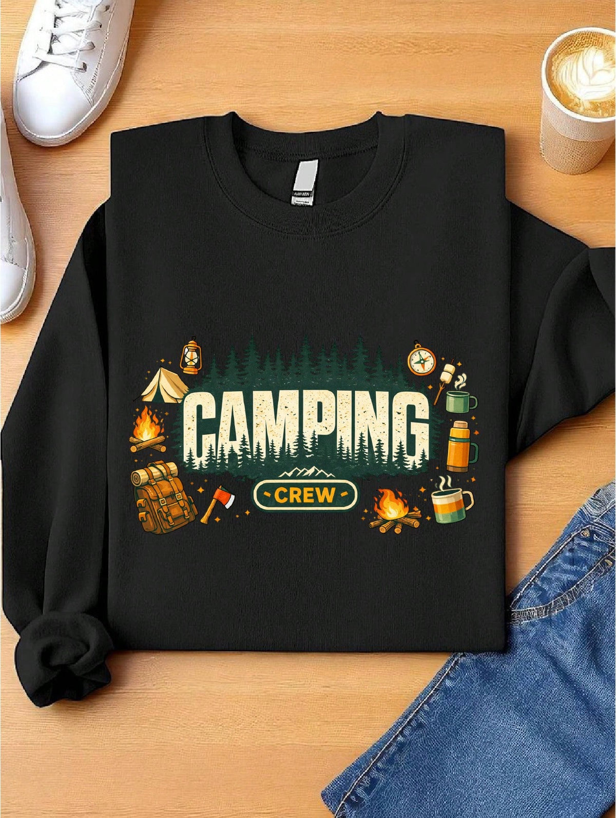 Camping Crew Sweatshirt