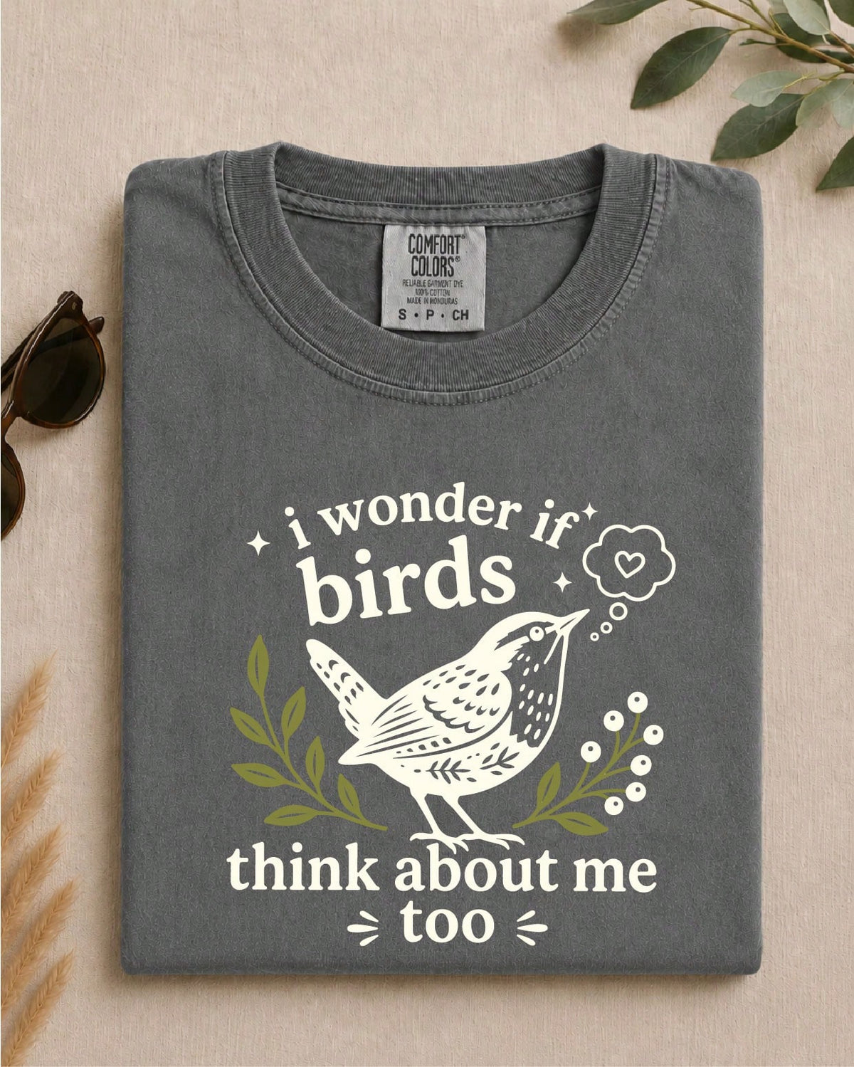 I Wonder If Birds Think About Me Too T-Shirt