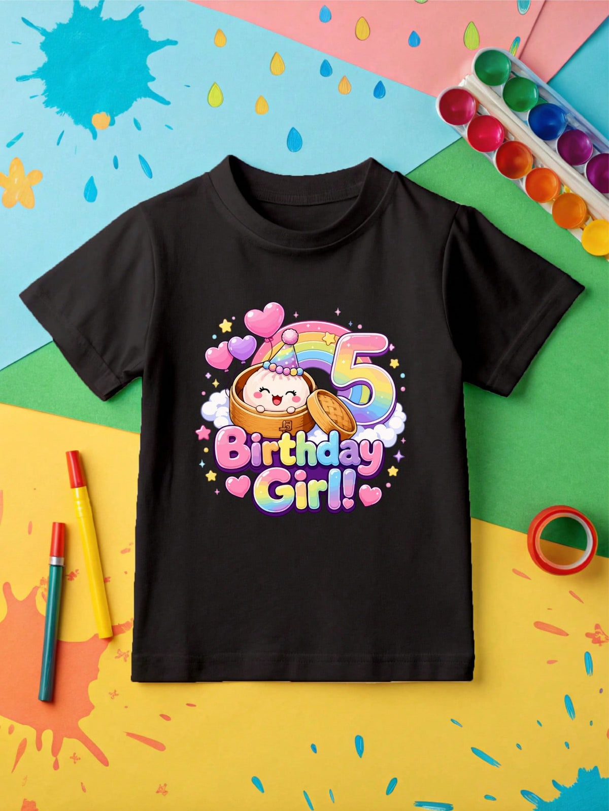 5th Birthday Girl Kids Sweatshirt