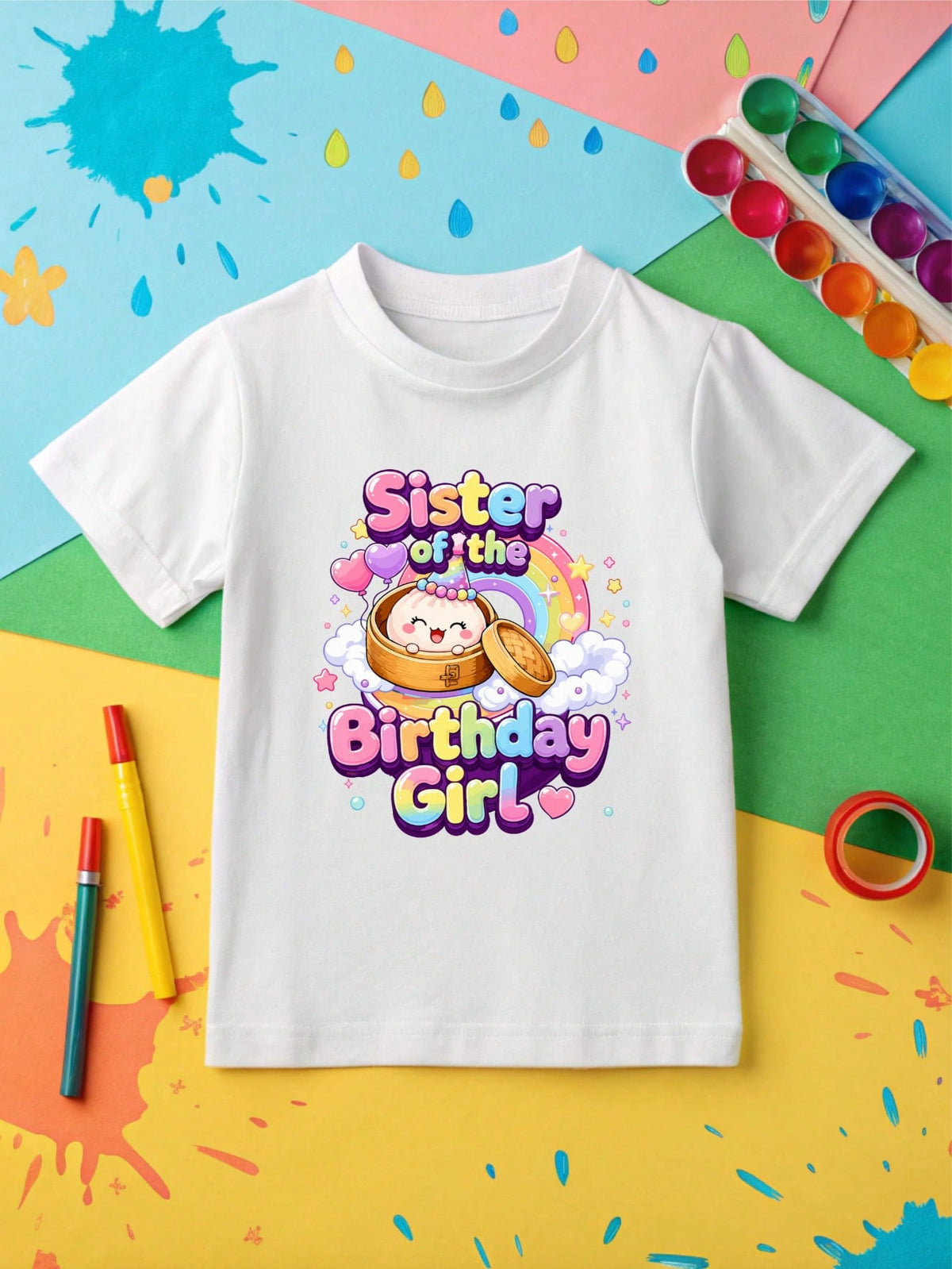 Sister Of The Birthday Girl Bodysuit