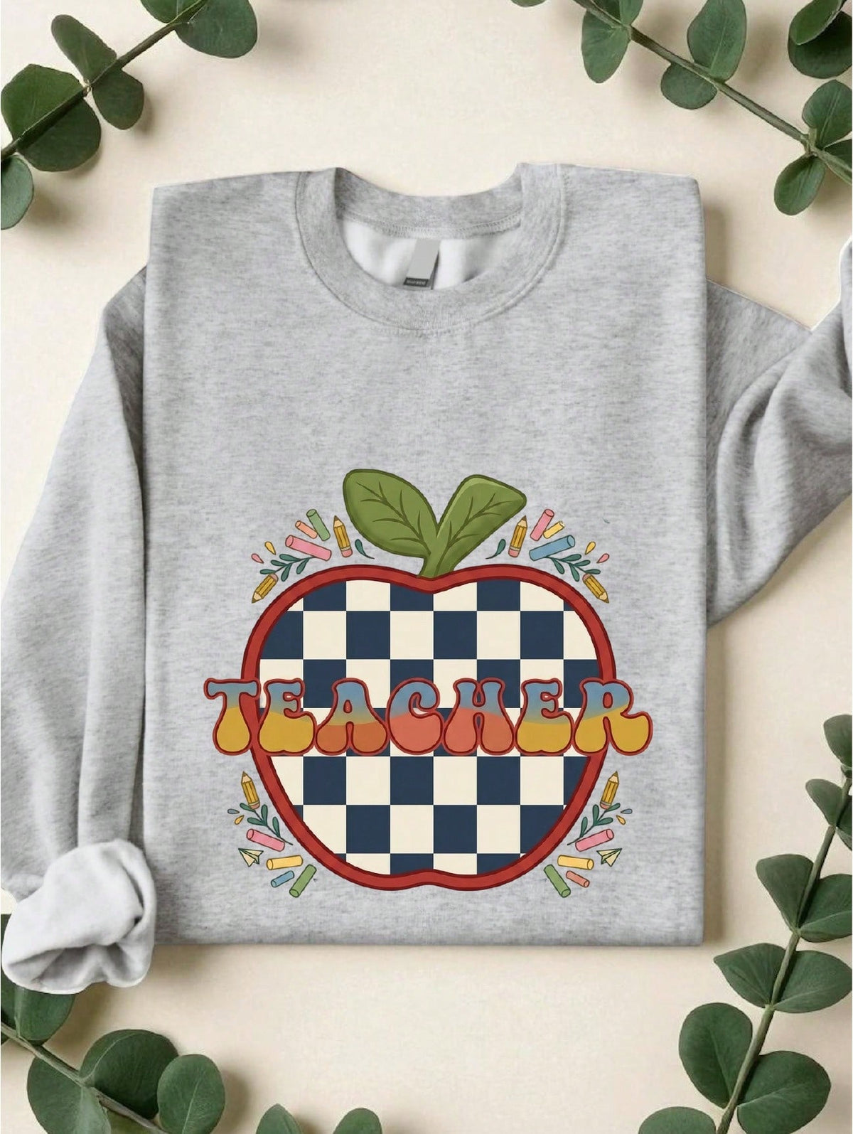 Teacher Apple Sweatshirt