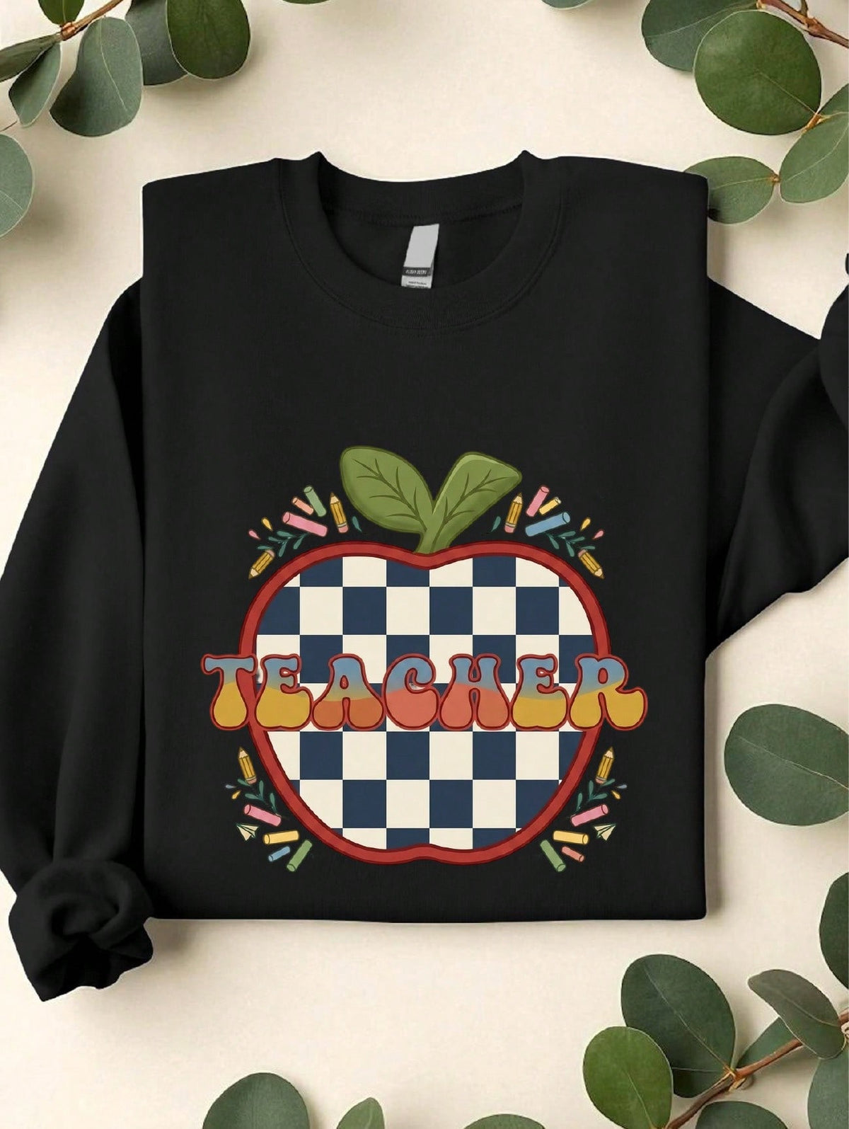 Teacher Apple Sweatshirt