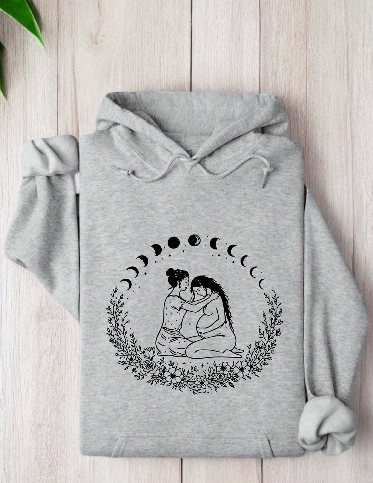 Celestial Pregnancy Doula Midwife Hoodie