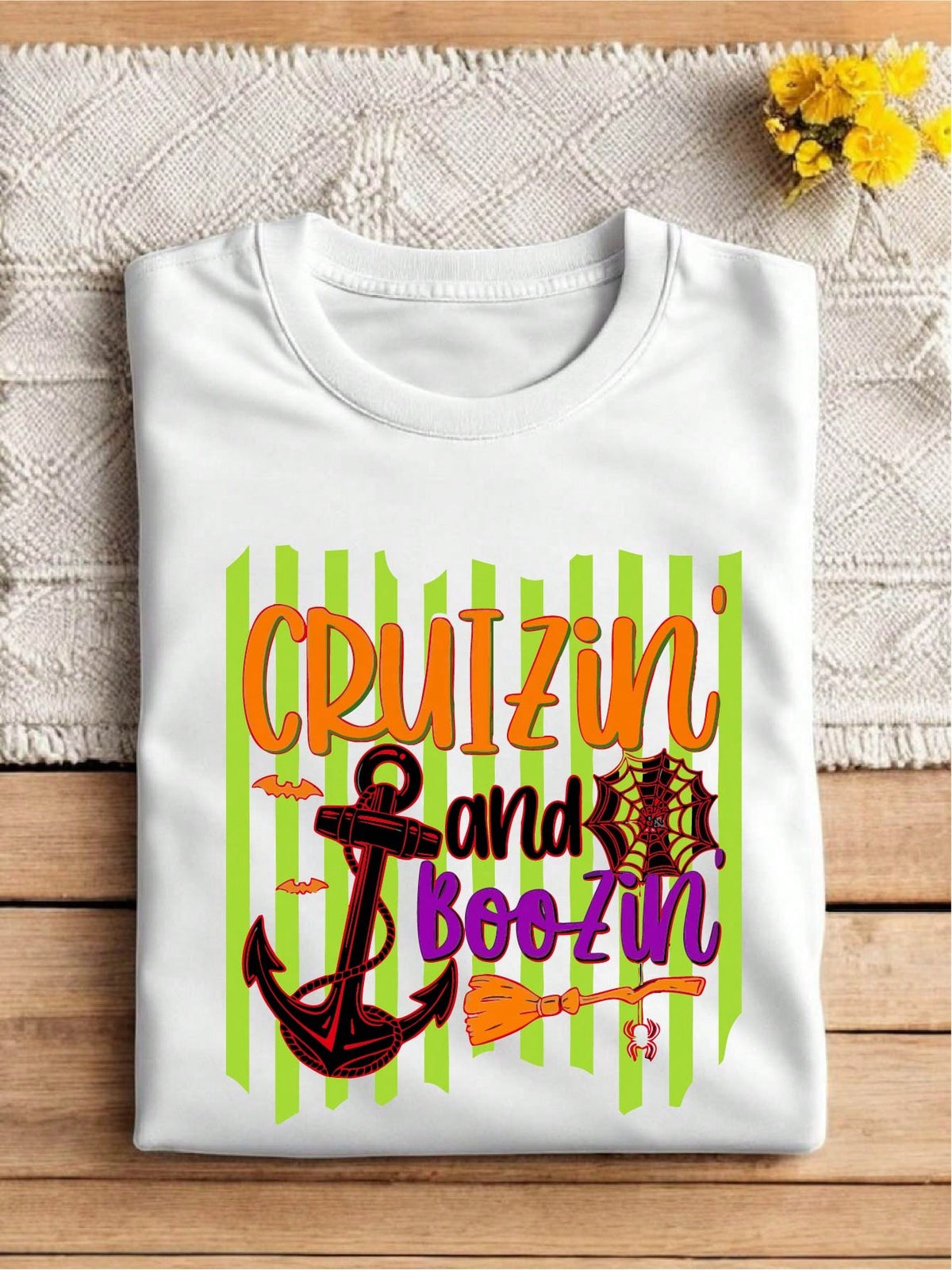 Halloween Cruisin' And Boozin' T-Shirt