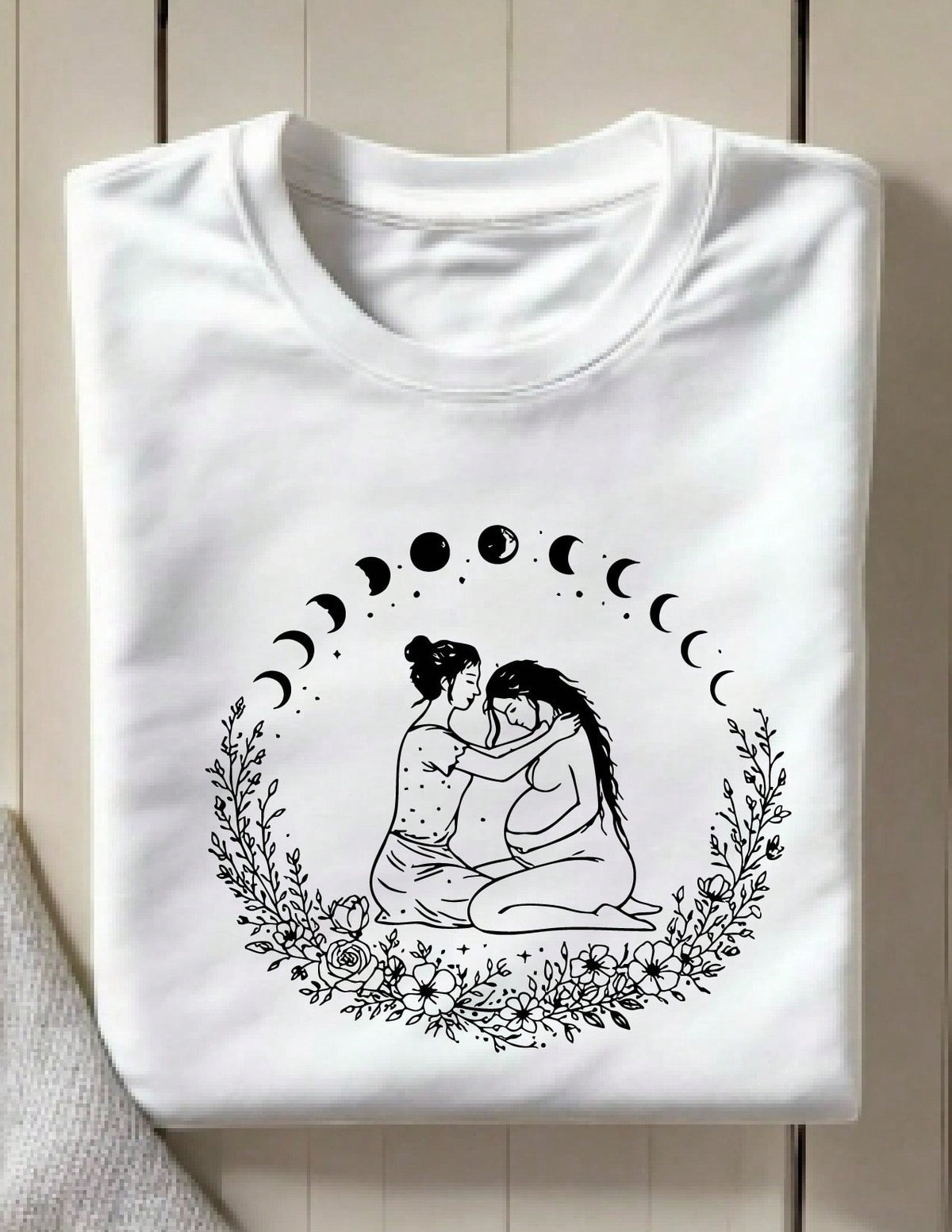 Celestial Pregnancy Doula Midwife T-Shirt