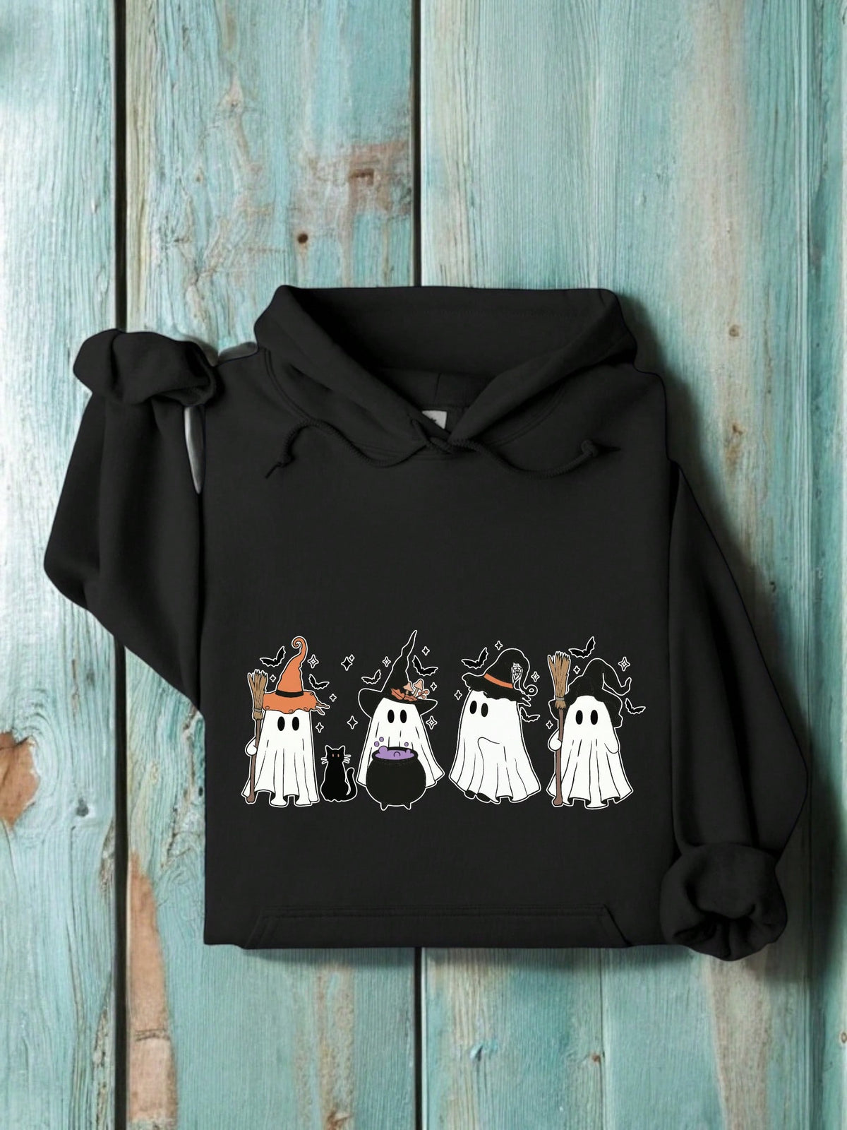 Halloween Ghost Hooded Hoodie