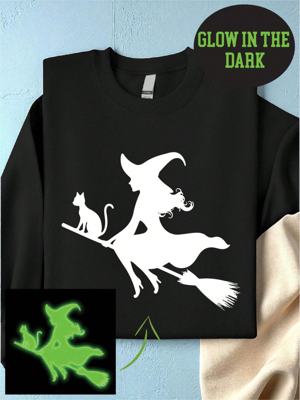 Glow In The Dark Halloween Sweatshirt