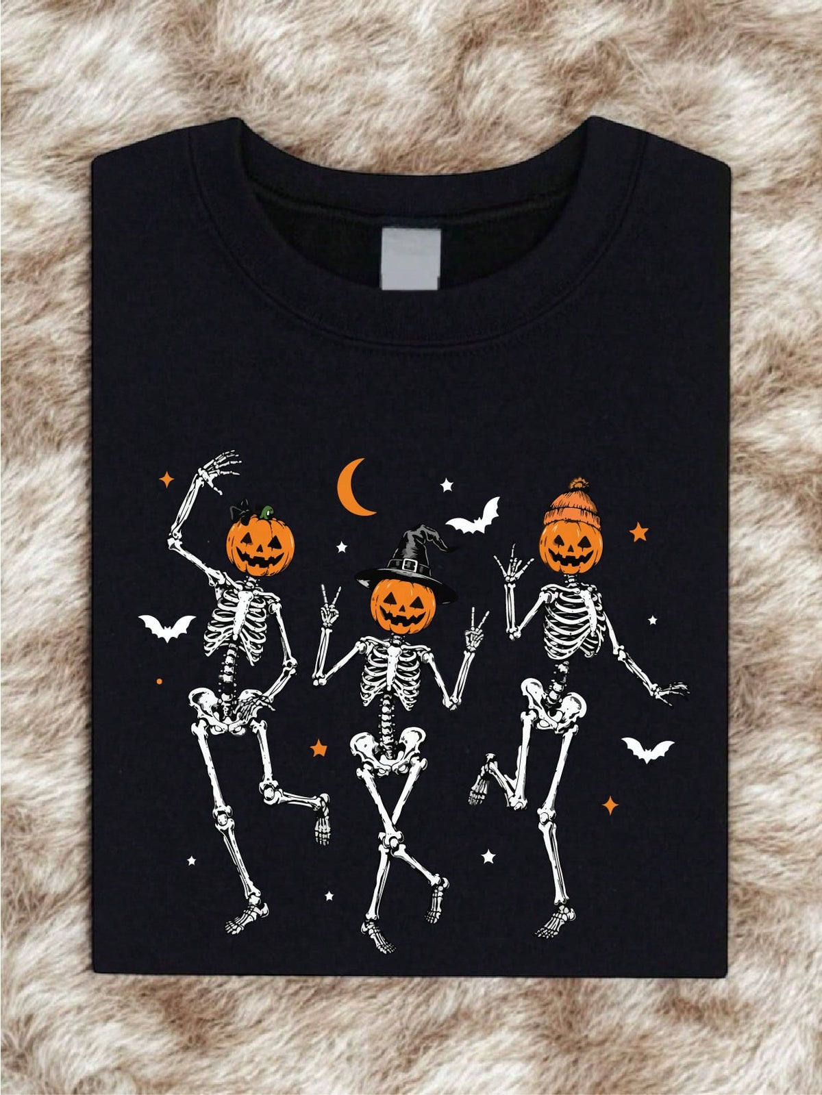 Dancing Skeleton Pumpkin T-Shirt