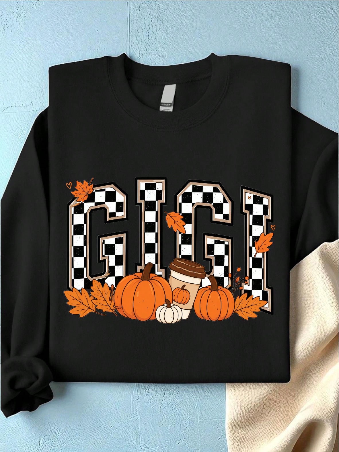 Checkered Gigi Fall Sweatshirt