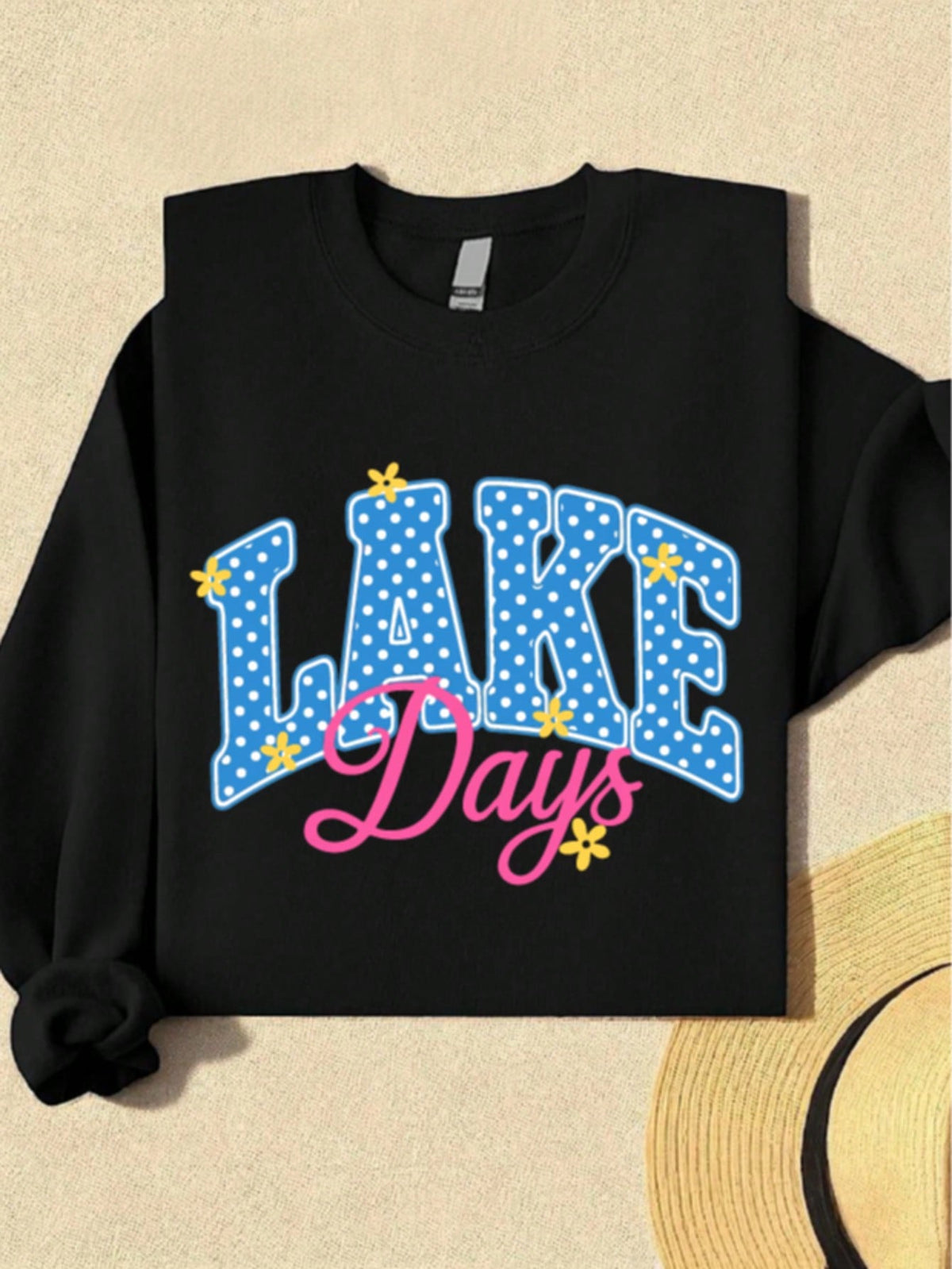 Lake Day Polka Dot Sweatshirt