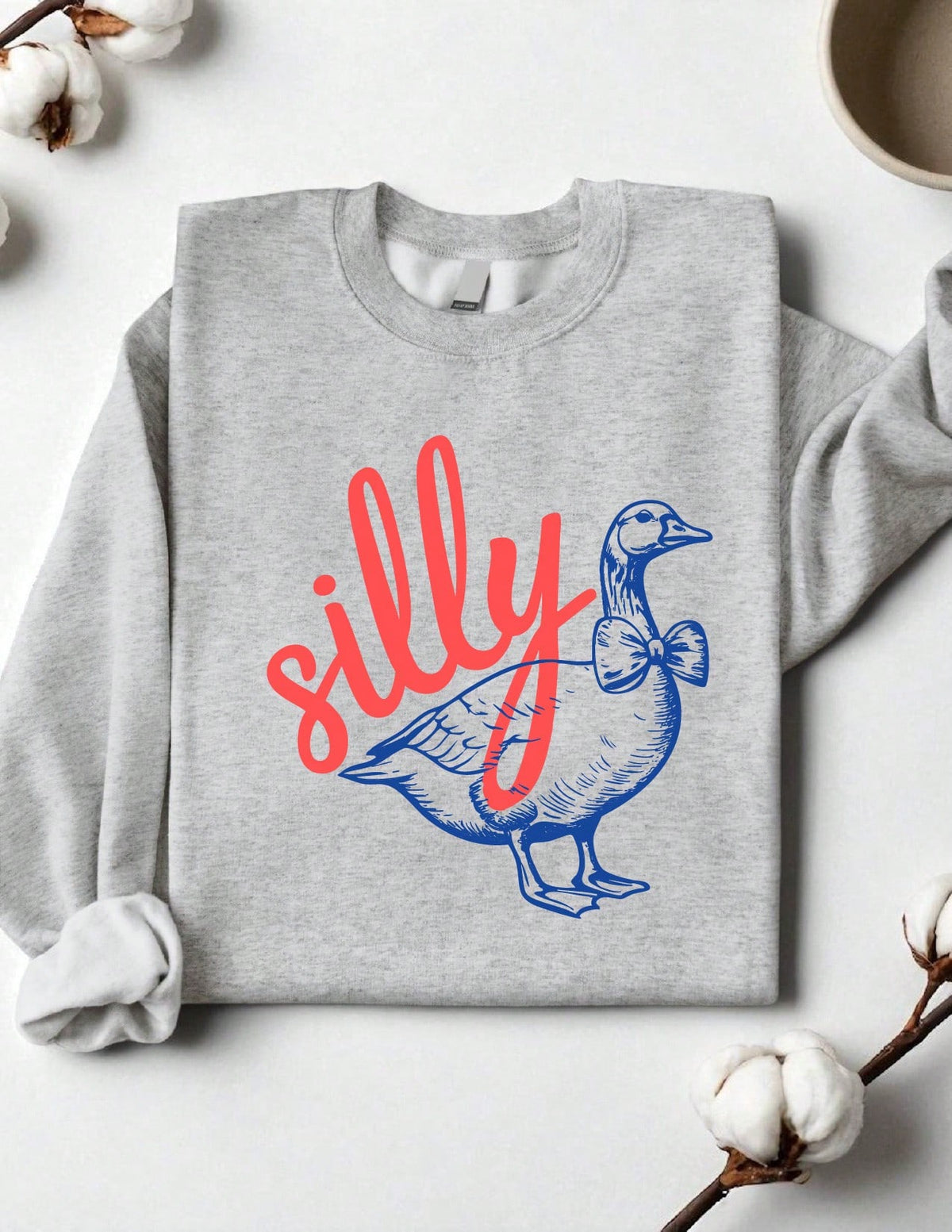 Silly Goose Bow Sweatshirt