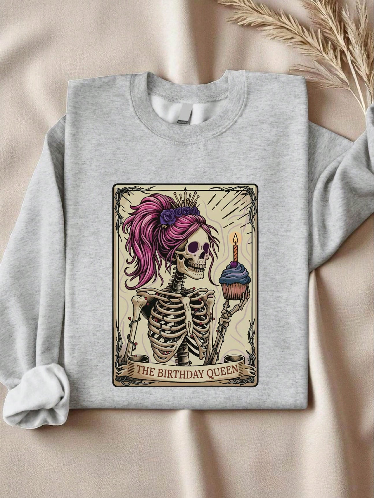 The Birthday Queen Skeleton Sweatshirt