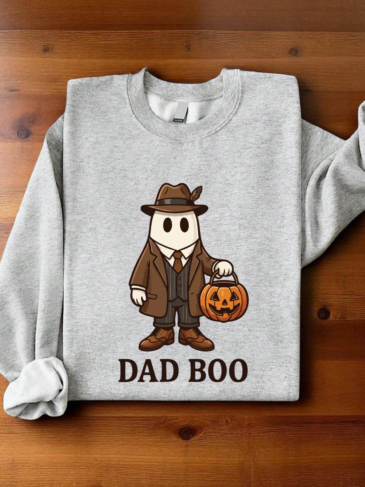 1 PC Mom Boo Dad Boo Sweatshirt