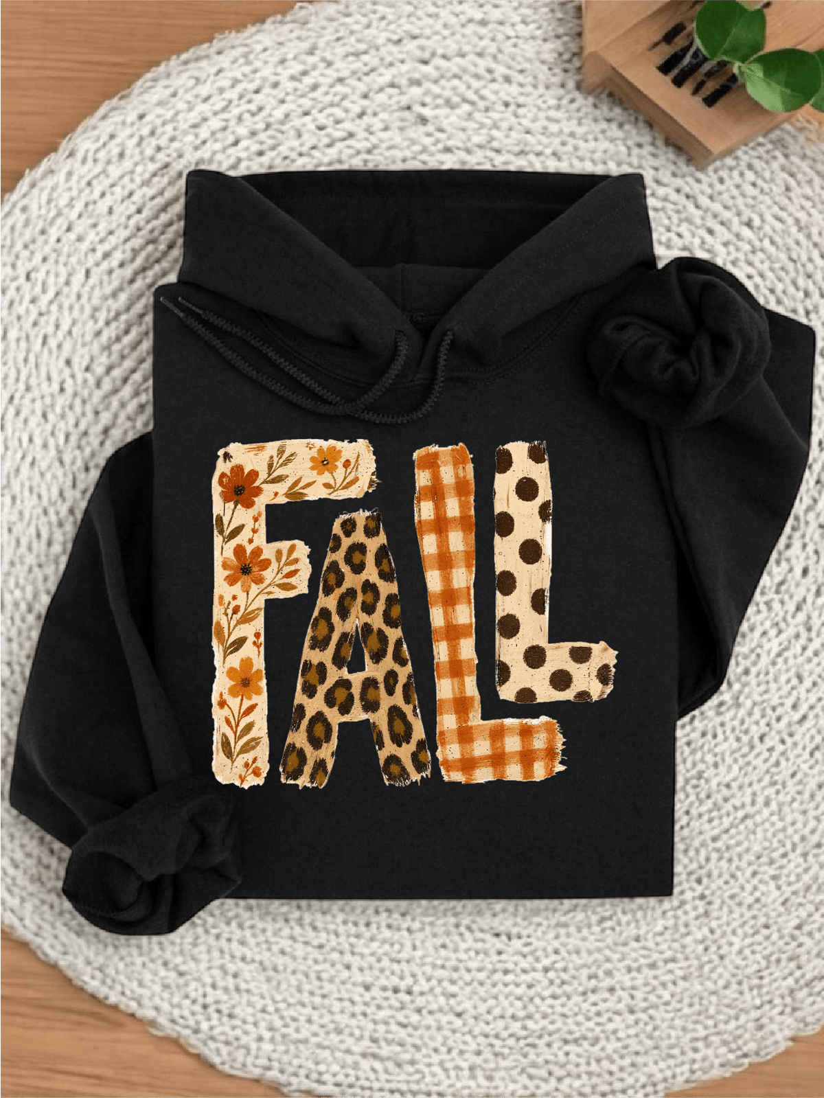 Thanksgiving Distressed Autumn Hoodie