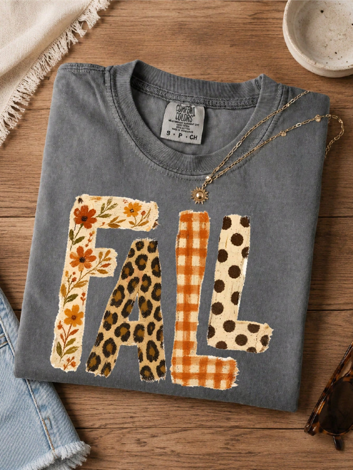 Thanksgiving Distressed Autumn T-Shirt