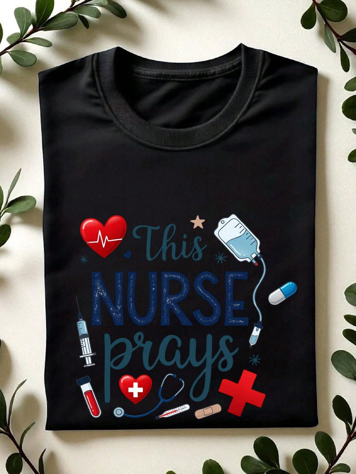 This Nurse Prays T-Shirt