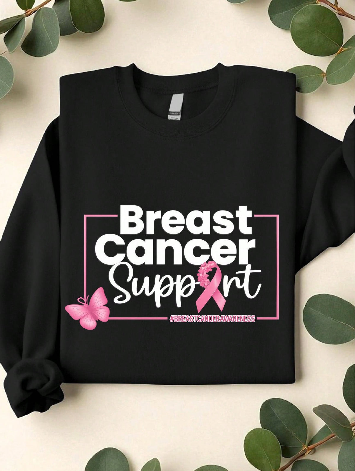 In October We Wear Pink Sweatshirt