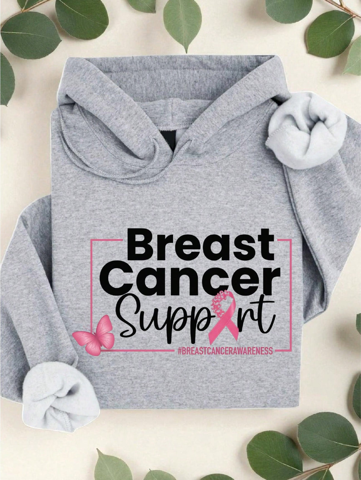 In October We Wear Pink Hoodie