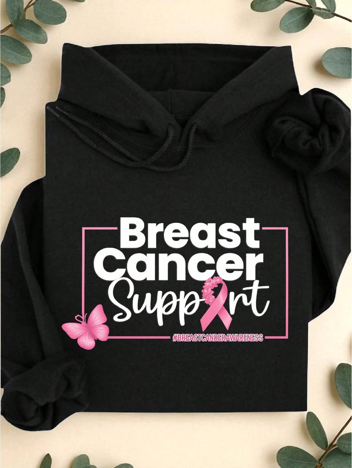 In October We Wear Pink Hoodie