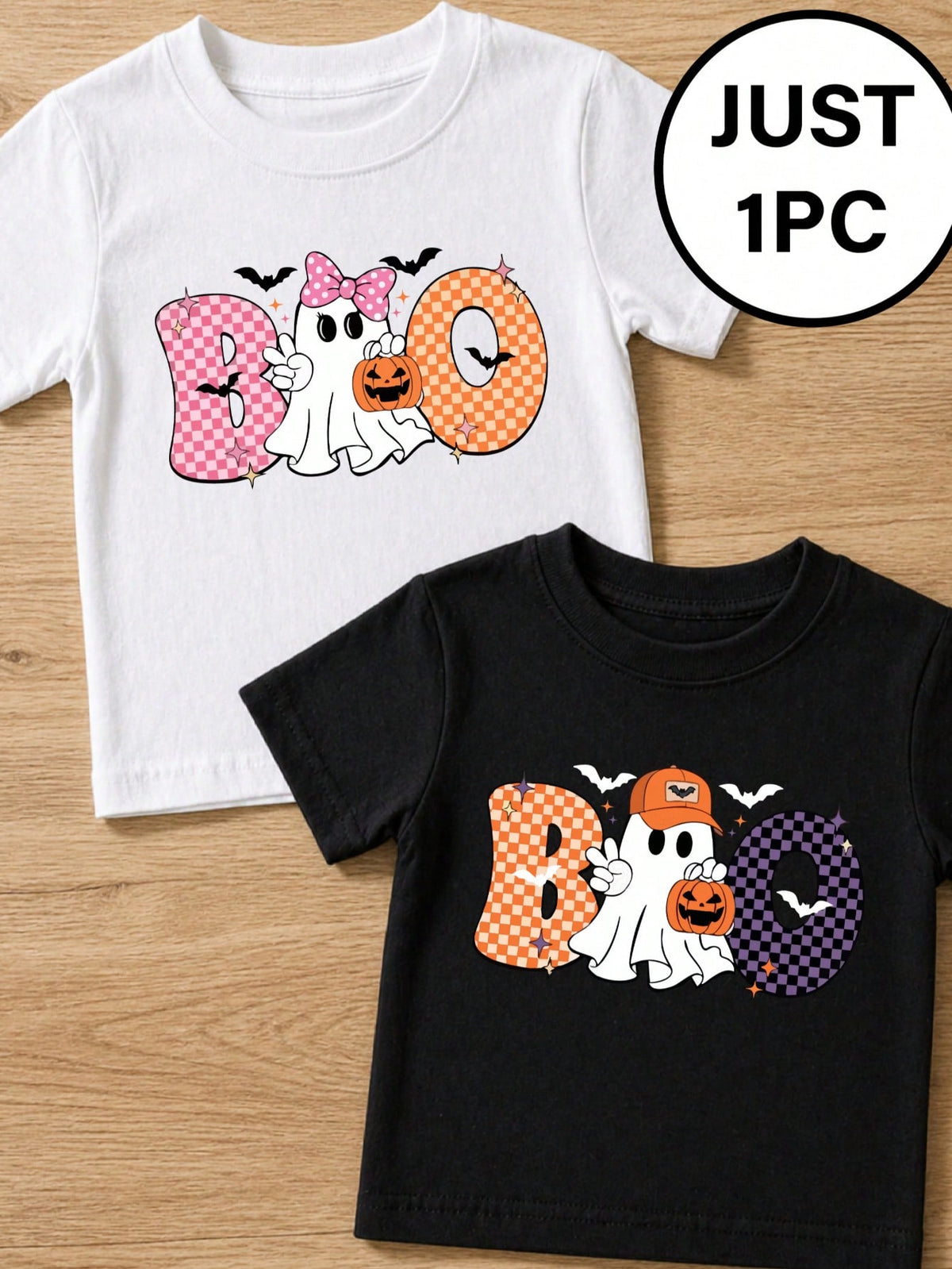 1PC Boo Pumpkin Girl Or Boy Bodysuit