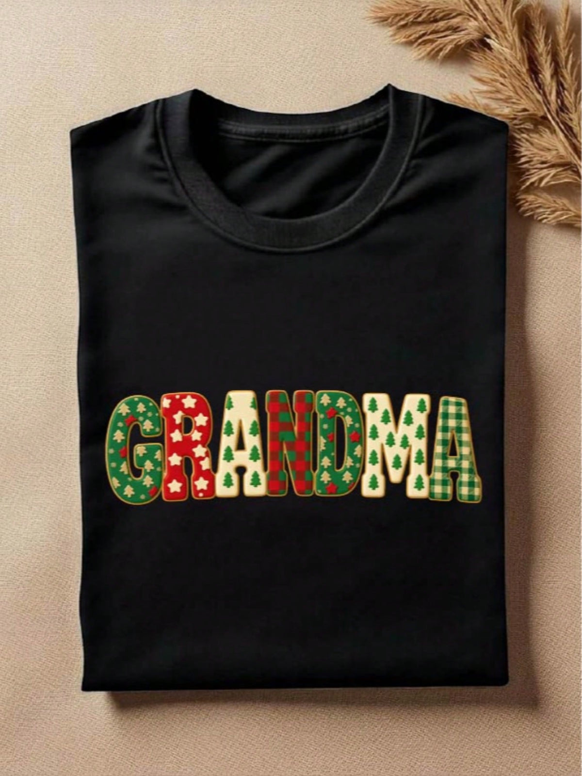 1 PC Grandma Grandpa Christmas T-Shirt
