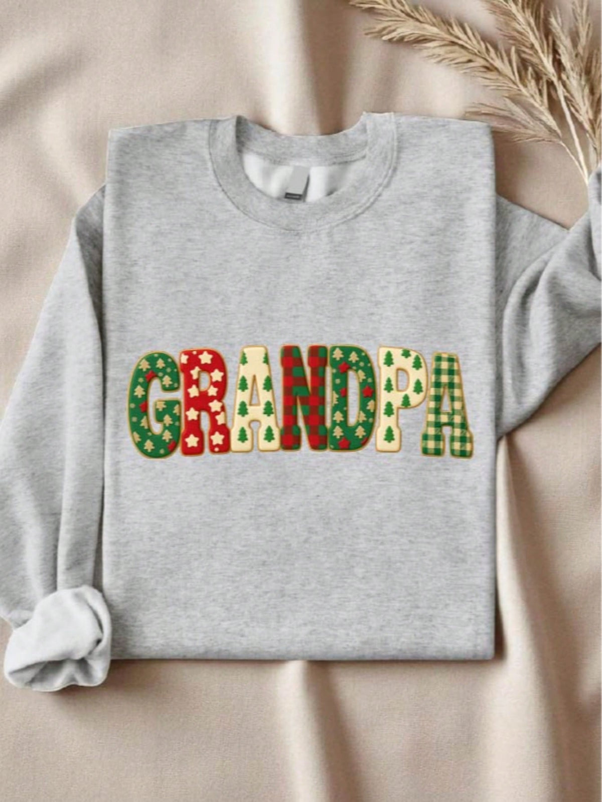 1 PC Grandma Grandpa Christmas Sweatshirt