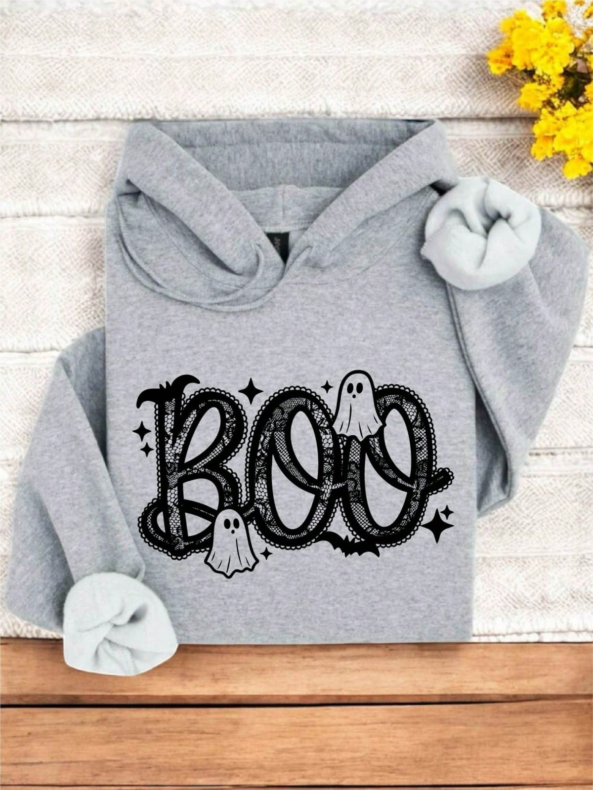 Retro Boo Ghost Hoodie