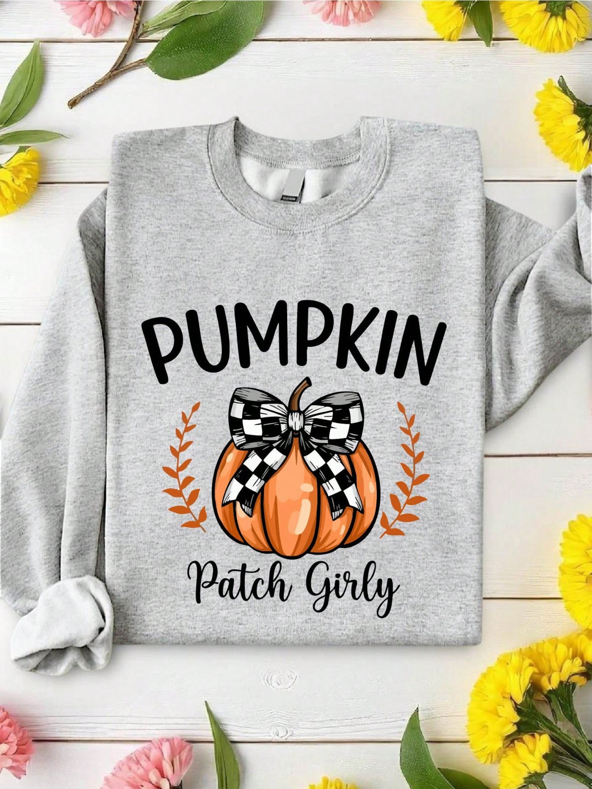 Pumpkin Patch Girly Sweatshirt