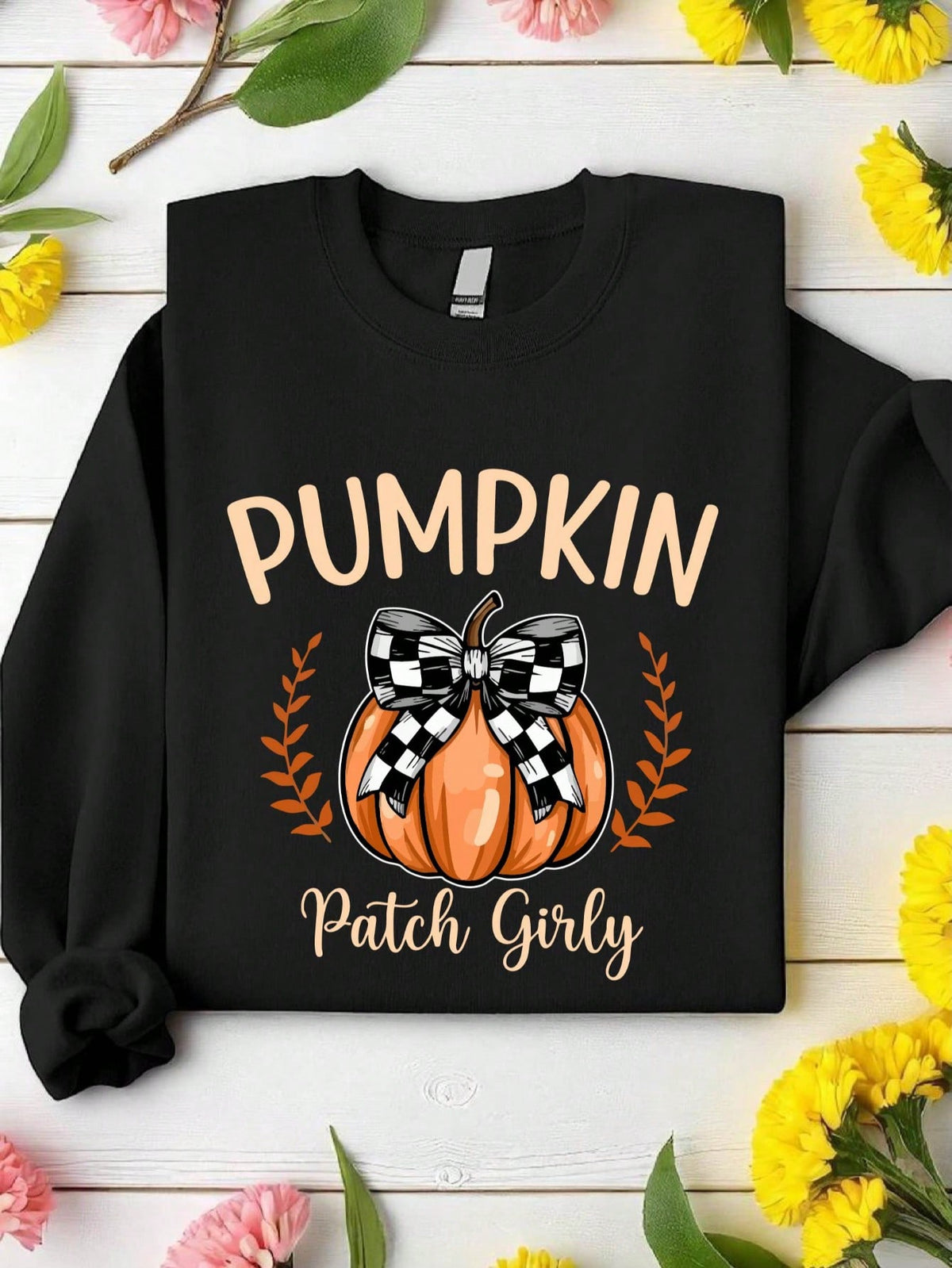 Pumpkin Patch Girly Sweatshirt
