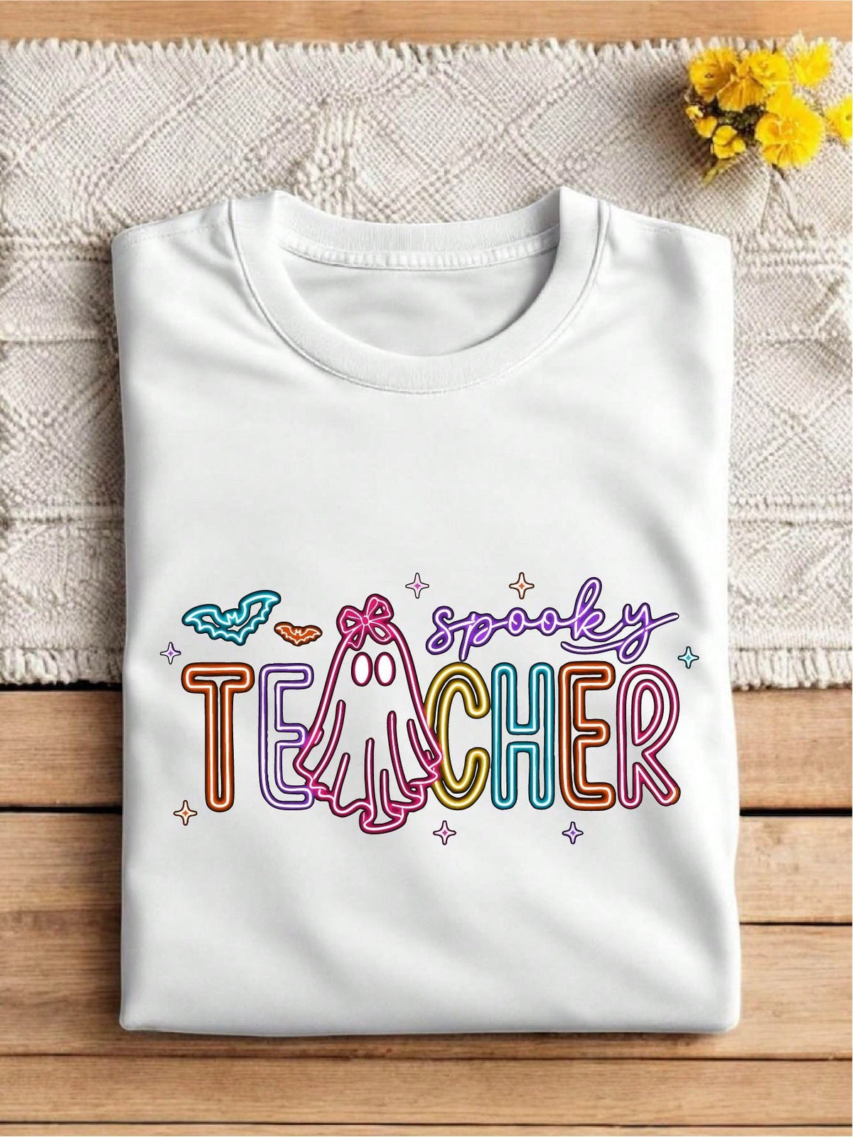 Spooky Teacher Ghost T-Shirt
