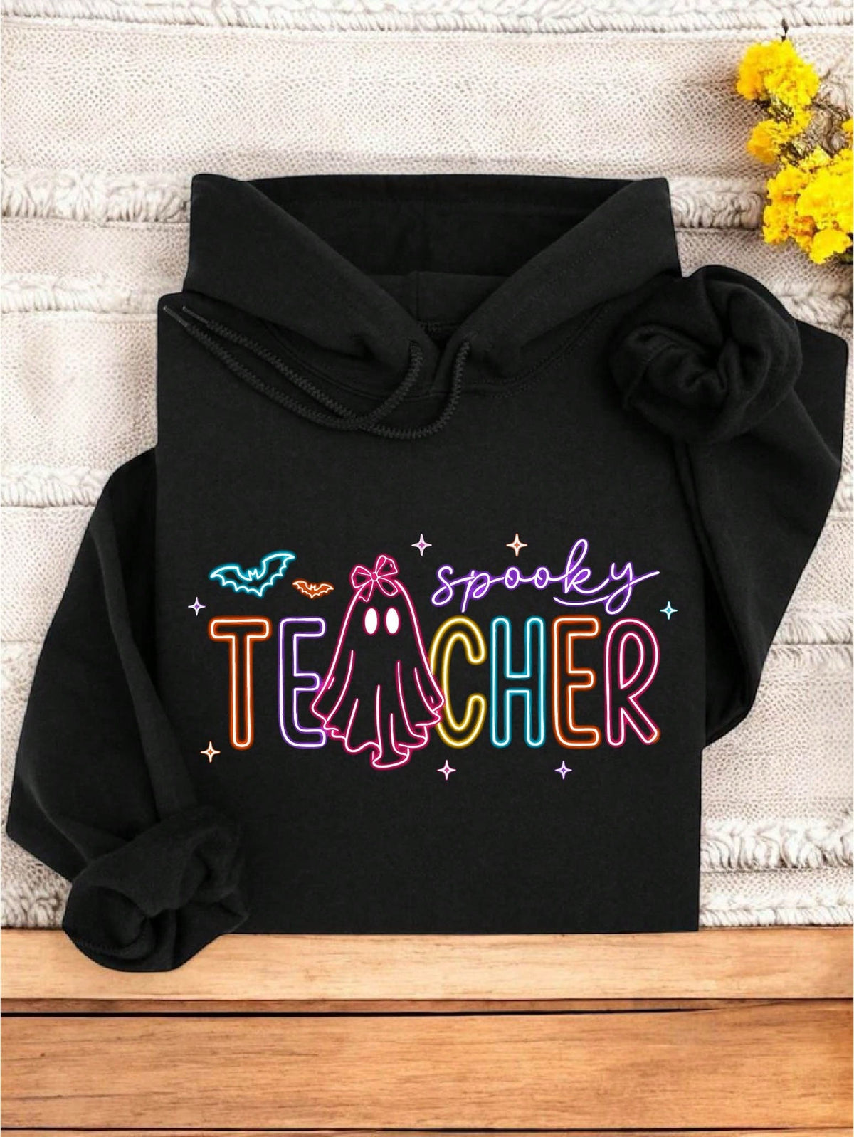 Spooky Teacher Ghost Hoodie