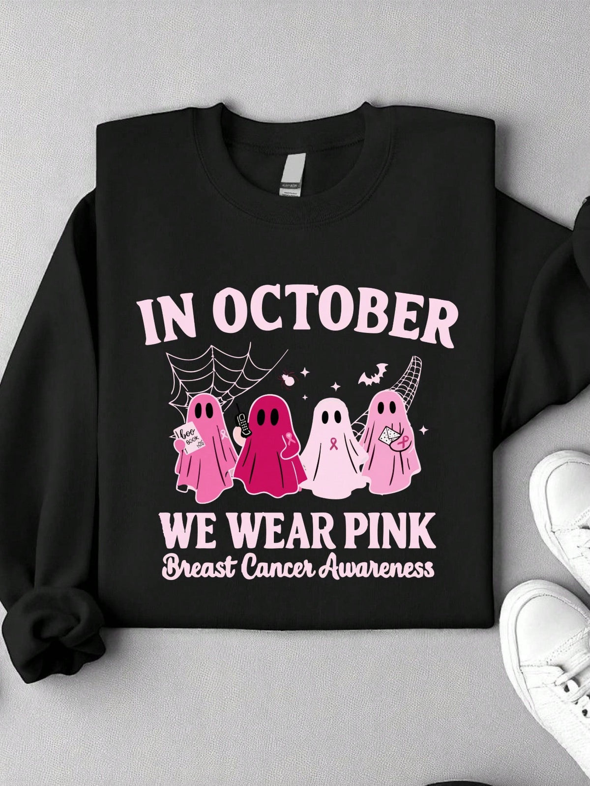 In October We Wear Pink Sweatshirt