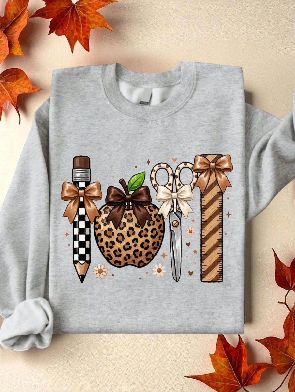 Leopard Teacher Sweatshirt