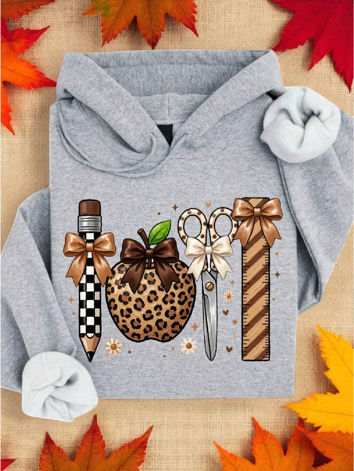 Leopard Teacher Hoodie