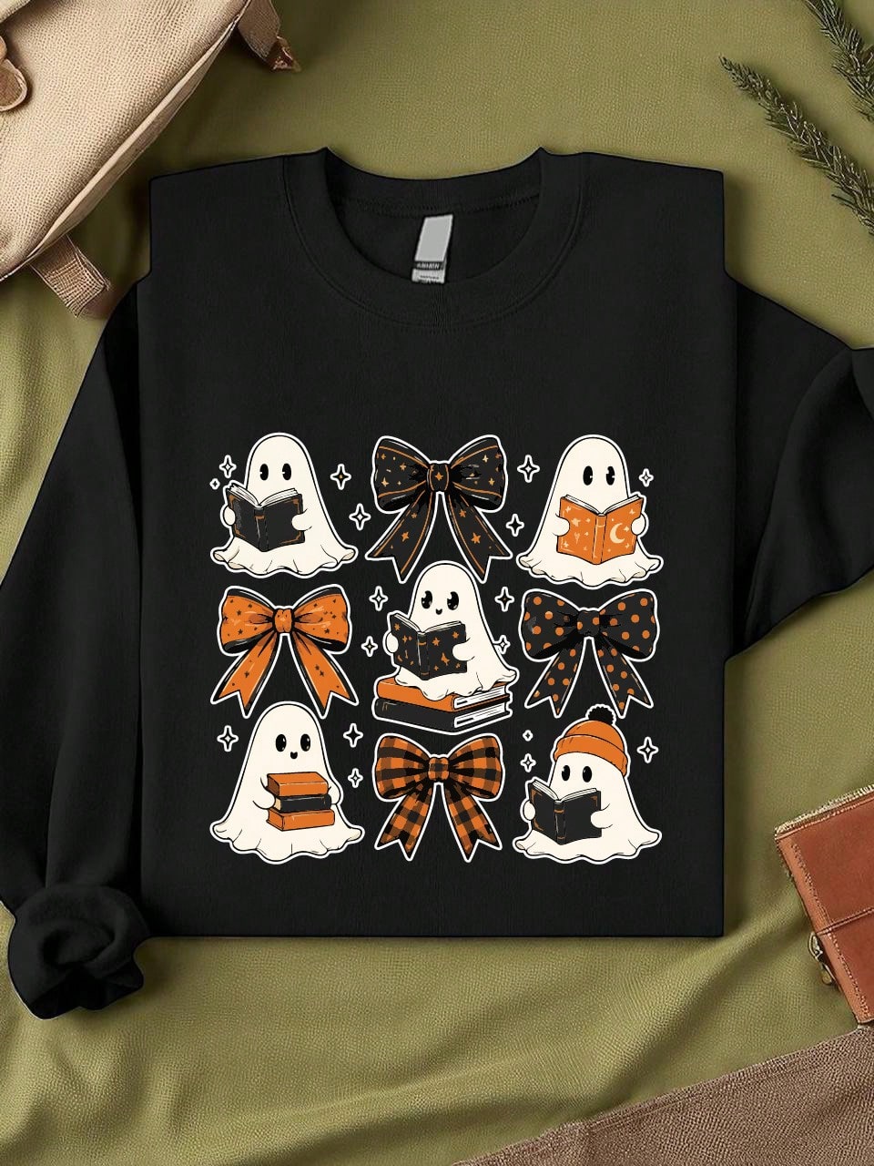 Halloween Reading Books Sweatshirt