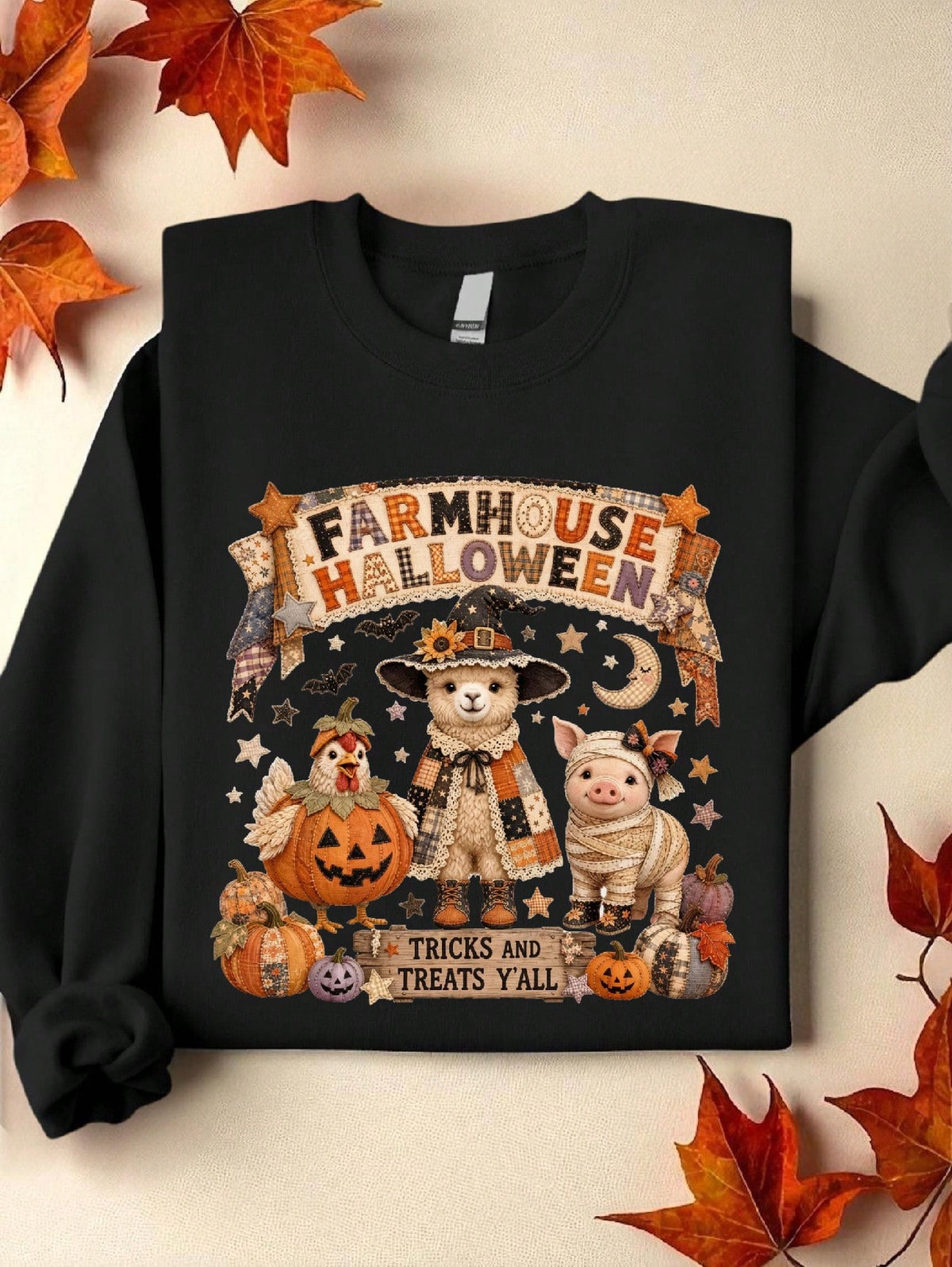 Farmhouse Halloween Sweatshirt