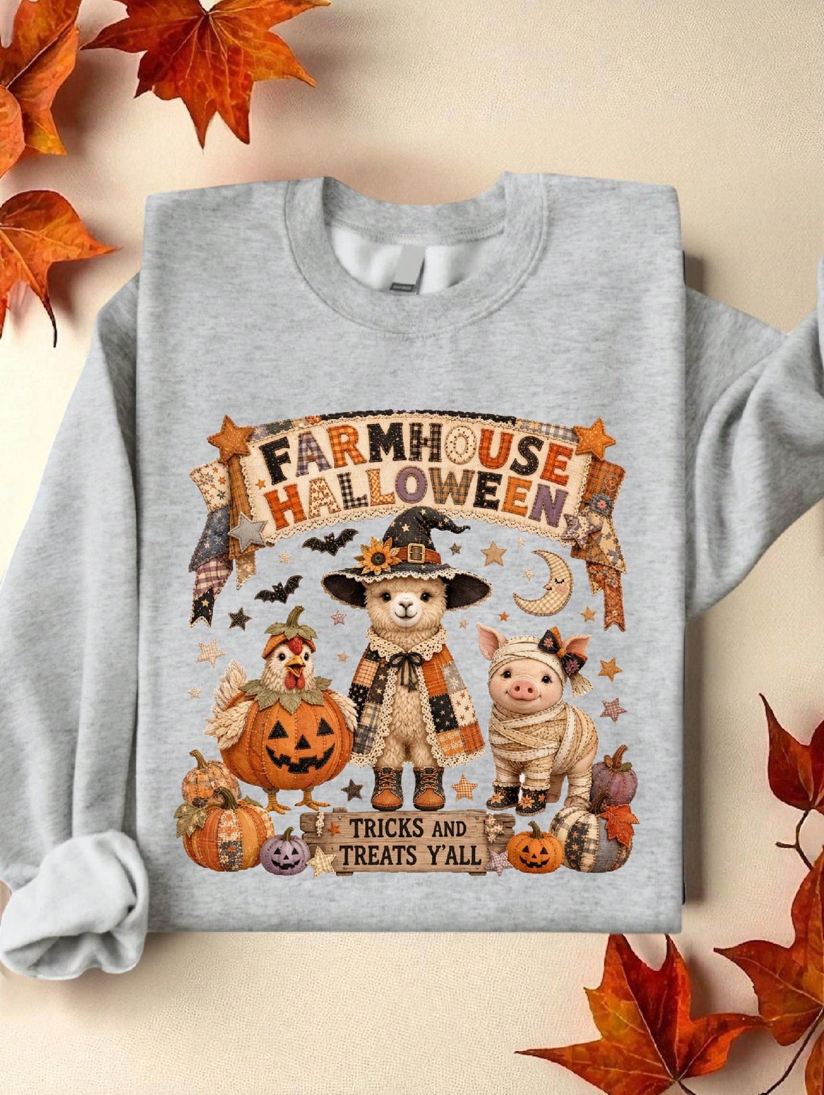 Farmhouse Halloween Sweatshirt