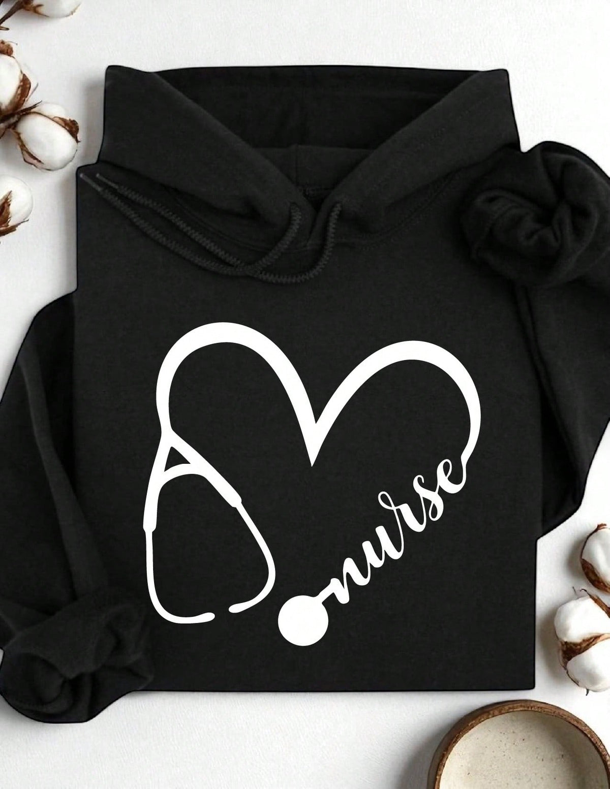 Stethoscope And Nurse Hoodie