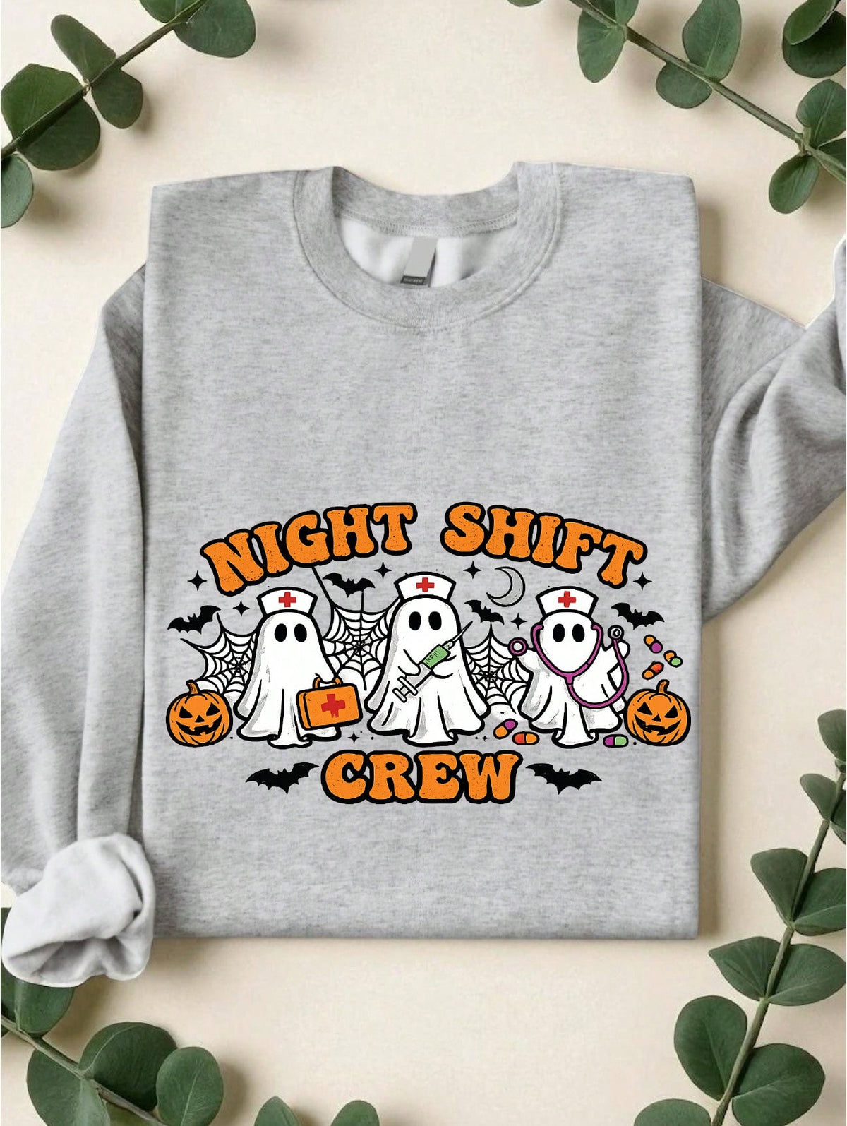 Night Shift Crew Boo Sweatshirt