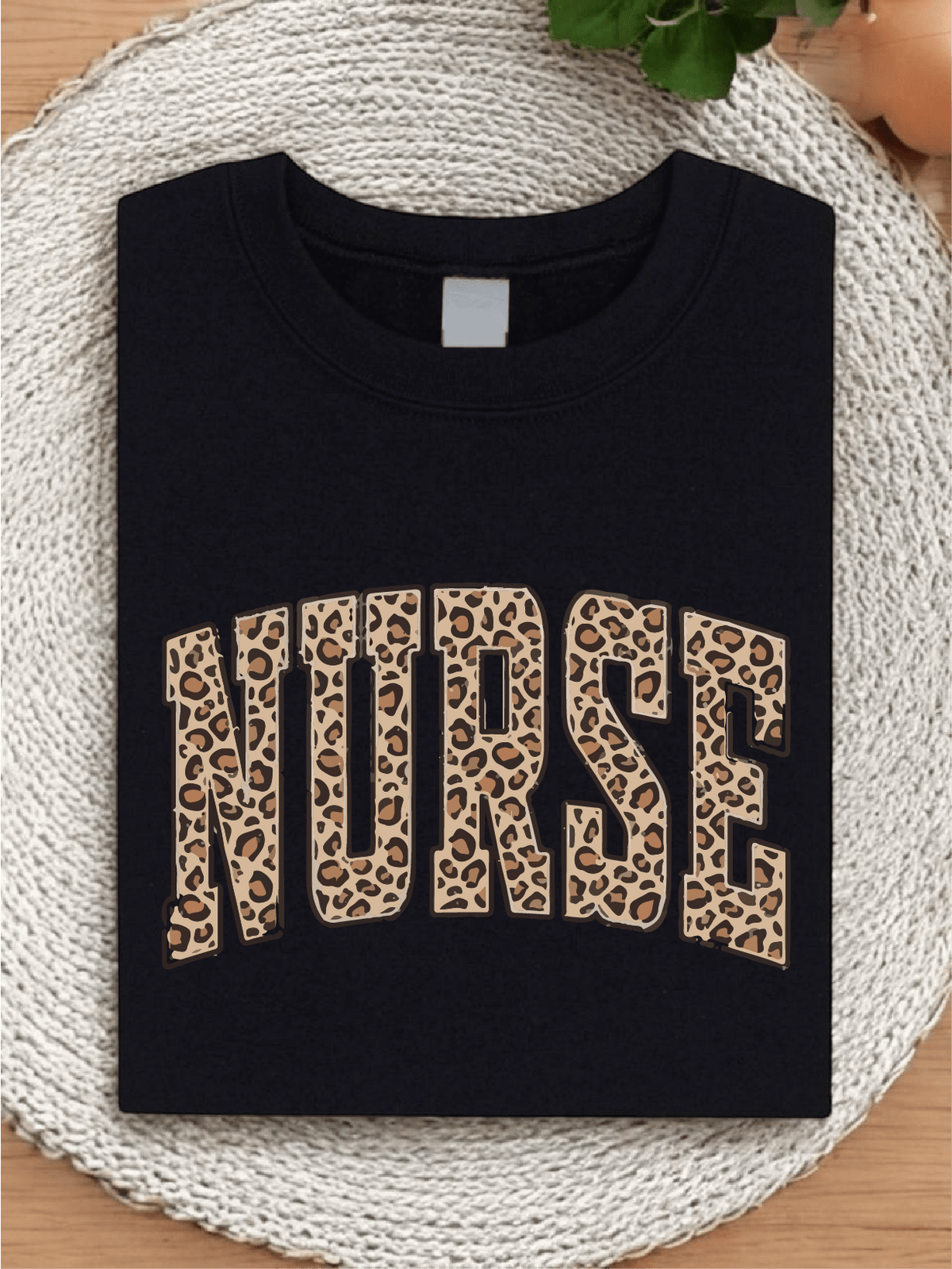 Retro Leopard Nurse T-Shirt
